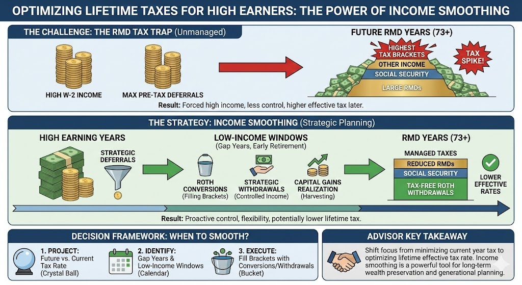 Income Smoothing Infographic